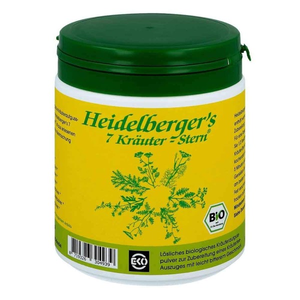 Heidelberger's 7 Kräuter-Stern Bio Teepulver, 250 g Tea
