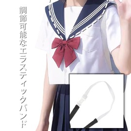 VPbao Bowtie, Women's, Girls, Plain, Uniform, School Ribbon, Trifold, Stylish, School Entrance Ceremony, Kindergarten Entrance Ceremony, Black, Free size