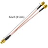 TUOLNK SMA Female to Dual Male Coaxial Cable SMA Splitter