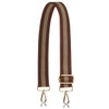 Allzedream Purse Strap Replacement Crossbody Handbag Stripe Wide Adjustable (Chestnut)