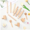Gadpiparty 1Set Wooden DIY Clay Tool for Safe Plasticine Shaping