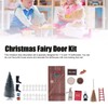 1/12 1/6 Christmas Fairy Door Kit Crafted Exquisite Cute Colourful