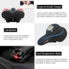 Dripex Bicycle Saddle Men Women Comfortable Soft Gel Bicycle Saddle