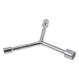 HEROFFIX 1 Pcs Socket Wrench Spanner Socket Remover 7.4cm Carbon Steel Hexagon 8mm 10mm 12mm for Car Motorcycle Dirtbike Y Shaped 3 Way Wrench Sleeve