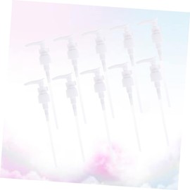 Baluue 15pcs Plastic Pp Pump Head Travel Bottle Pump Emulsion Press Bottle Accessories Safe for Daily Use