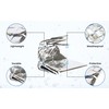 Primacare CS-6835 Sterile Foil Baby Bunting Blanket for Newborns and