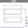 TERF® 250mm X 80mm Traditional Type Face Fix Letter Plate