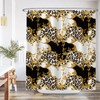 Ulticool Shower Curtain - Panther Leopard Chic - 180 x