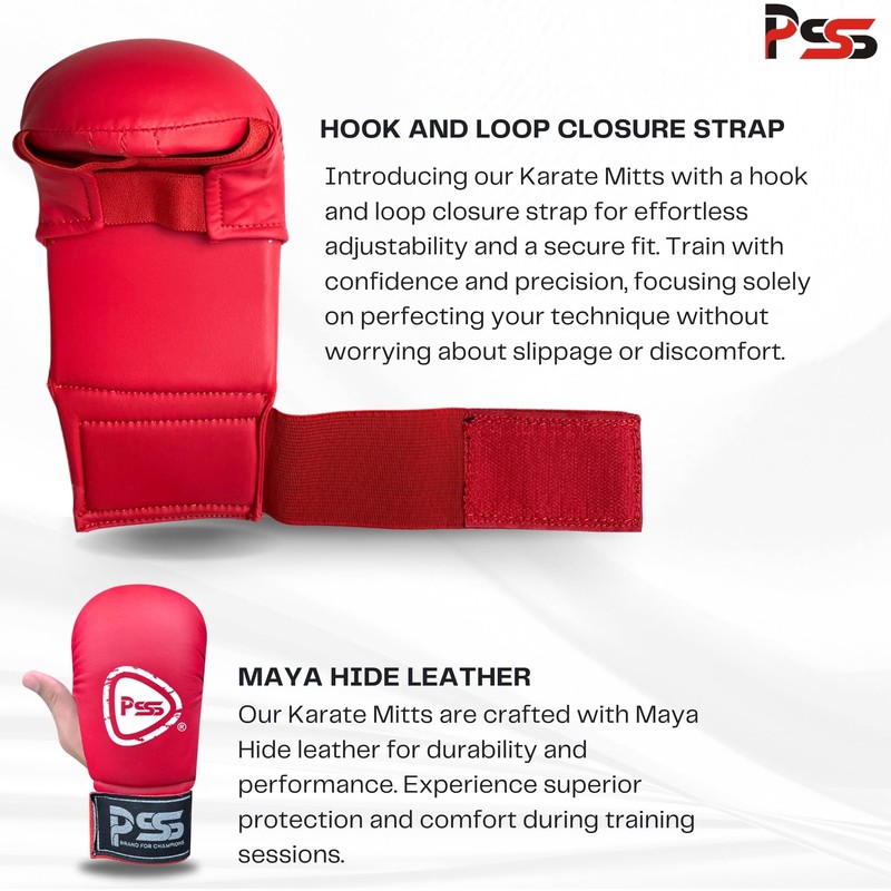 PSS Kids Karate mitt gloves for Boxing Martial Arts jab