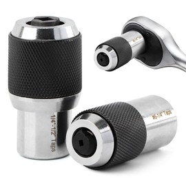 Tap Socket Set for M3-M6 & M8-M12 Taps, 2PCS Extraction Tool With Adjustable Jaws, Suitable for Taps, Reamers, Screw Extractors(COLOR:black)