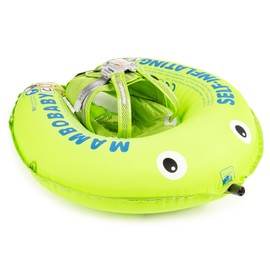 HECCEI Mambobaby Self-Inflating Baby Swimming Aid Compact Foldable Design Swimming Ring Perfect Swimming Trainer for Children from 3 to 24 Months