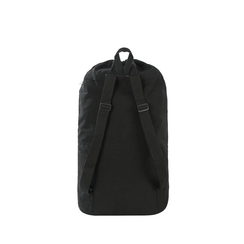 Canvas Laundry bag, Washable Laundry backpack, Adjustable Straps, Large Front