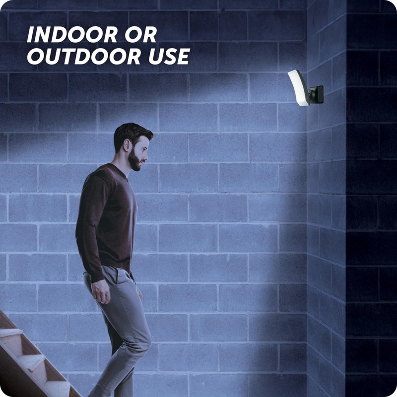 Globe Electric LED Battery Powered Arc Light Security Light