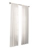 Eclipse Chelsea UV Light Filtering Window Sheer Curtain Panel White