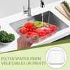 Drain Basket Stainless Fruit Strainer Strainers for Kitchen Metal Steel