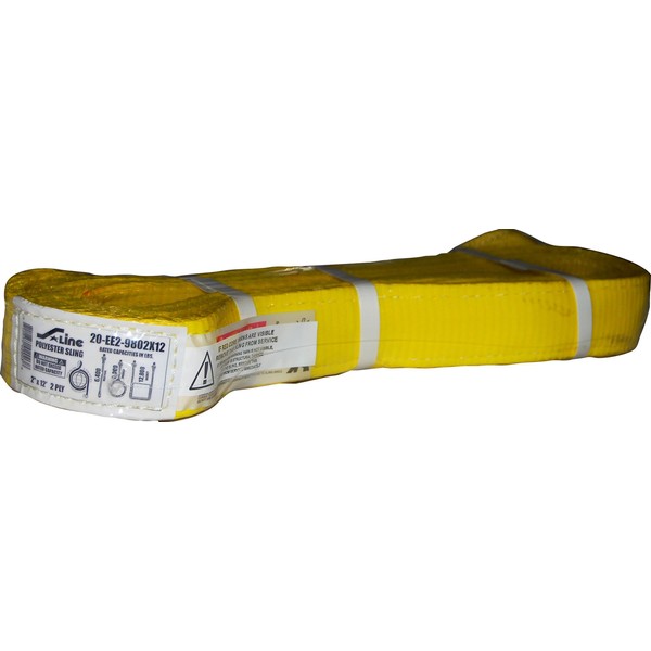 Ancra Cargo 20-EE2-9802X12 S-Line Eye Twisted Web Lifting Sling, 2