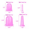MAFLY Cupping Therapy Sets 7Pcs Silicone Anti Cellulite Cup Vacuum