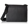 Visconti Harvard X-Large Crossbody Messenger Bag A4 Plus/Distressed Leather, Black,