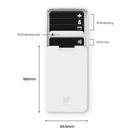 ZENLET Minimalist RFID Blocking Credit Card Holder - Unisex Adults - Aluminum - Mocha