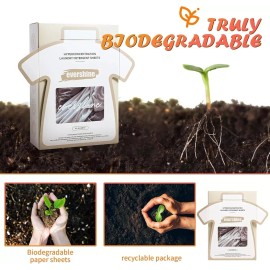 Evershine 2 Pack Evershine Laundry Detergent Sheets Dissolving 100 Sheets Total, 200 Loads