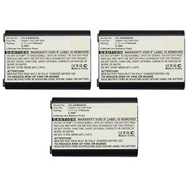 Synergy Digital Wireless Headset Batteries, Compatible with Astro Gaming MixAmp 5.8 RX Wireless Headset, (Li-Ion, 3.7V, 1800 mAh), Combo-Pack Includes: 3 x SDHP-L1443 Batteries