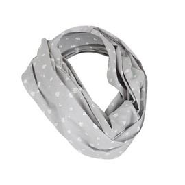2 in 1 Breast Feeding Infinity Scarf for privacy when breastfeeding, available in 6 fashionable designs (Diamond Grey)