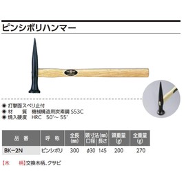 Oh New 鈑金 Hammer pinsibori BK – 2 N