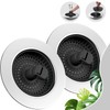 Hibbent 2 Pack Universal 3 in 1 Kitchen Sink Drain
