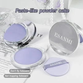 Esanmi, Polvo Fijador De Lavanda, Aceite De Maquillaje Natur