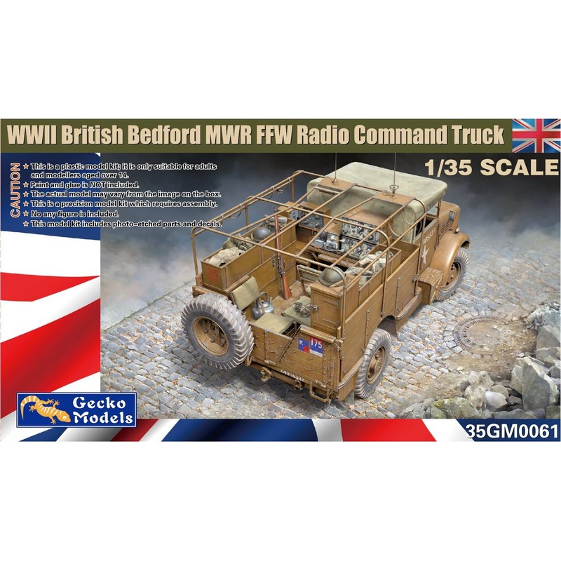 Gecko Models - WWII British Bedford Mwr Ffw Radio Command