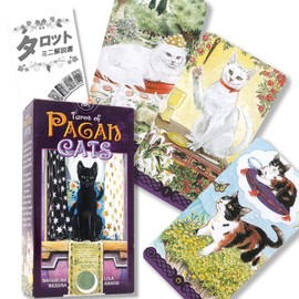 Pagan Cats Tarot Tarot of the Pagan Cats Tarot Divination with Japanese Manual (English Language Not Guaranteed)