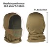 Qavctw Airsoft Balaclava Mesh Mask Full Face Tactical Breathable Mask