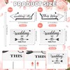 9 PCS Wedding This Way Sign Kit,Double Sided Wedding Direction