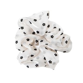 Wigo Women's Full Handle Scrunchie Hair Goods Girly Gift Present, white (off-white)