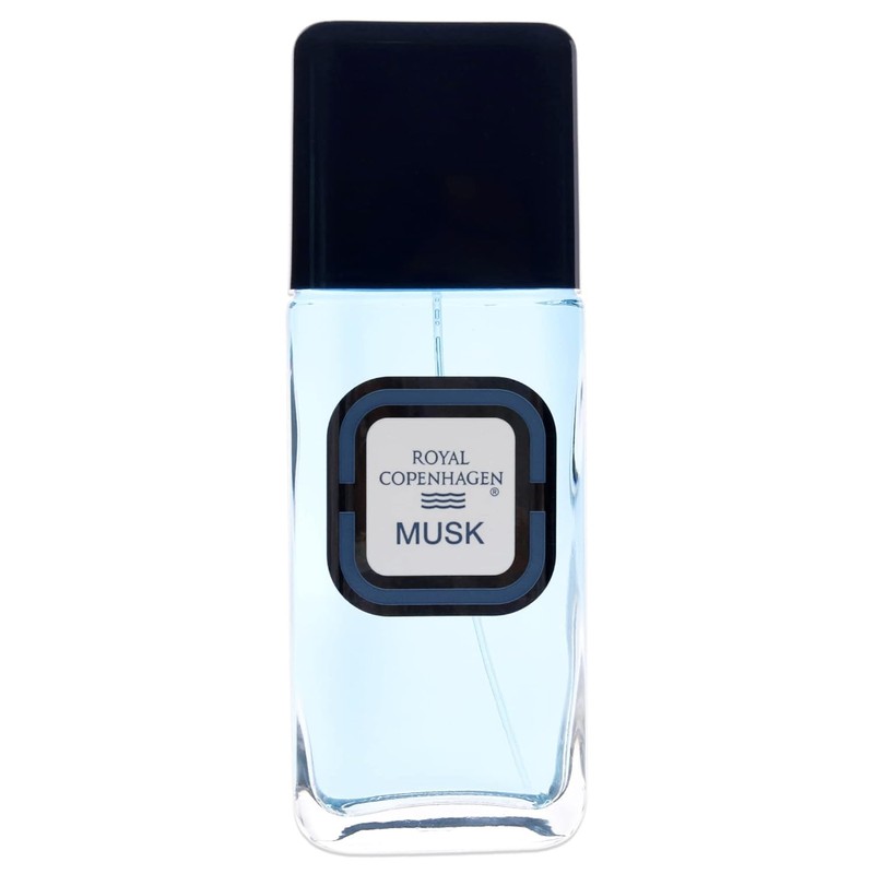 Royal Copenhagen Musk Eau de Cologne Spray for Men, 3.4