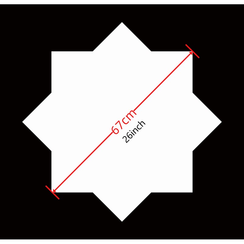 BVCY Flowstar Beginners Spinning Cloth Flow Star Juggling and Skill
