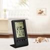 Digital Thermometer Monitor, Accurate Desktop Humidity Meter with Clock Date
