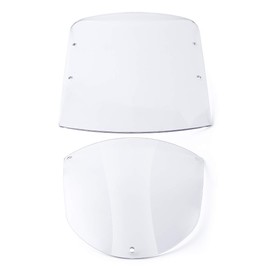 Clear Windshield Quarter Fairing Kit fits for Harley 1988-later XL,1986-1994 FXR and 1995-2005 Dyna Models