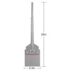SDS Max Floor Scraper with Replaceable Blade, Firecore 6 Inch