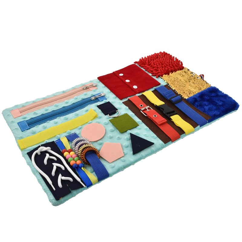 Fidget Blanket for Dementia, Sensory Activity Blanket for Seniors, 50