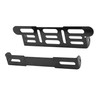 A ABSOPRO Motorcycle License Plate Holder Adjustable Rear Frame Black