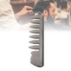 Peine de estilo para hombres con dientes anchos, herramienta profesional