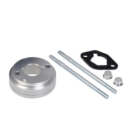 AlveyTech High Performance Air Filter Intake Kit fits Coleman CK100 & SK100 98cc Go-Kart - Engine Air Cleaner, Universal Replacement Accessories Parts, for Powersports Mini-Bike Gokarts Cart, Red