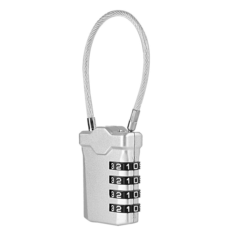 TSA Accepted Resettable 4 Digit Lock Travel Luggage Suitcase Code