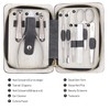 ZIZZON Manicure Set, Professional Stainless Steel Nail Clippers 9 in