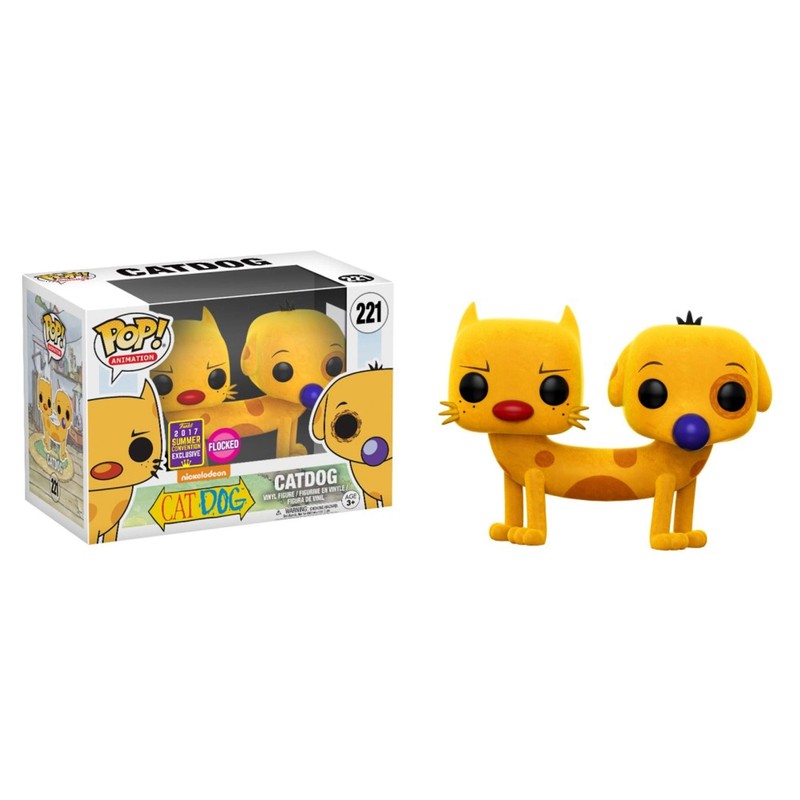 POP Funko Vinyl Figure 221 Flocked Catdog SDCC Summer Convention