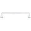 Cabinet Pull Hardware Finish: Satin Nickel, Size: 6"