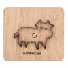 Cutting Die Cow Shape 55x42mm Leather Punching Mold Alloy Steel