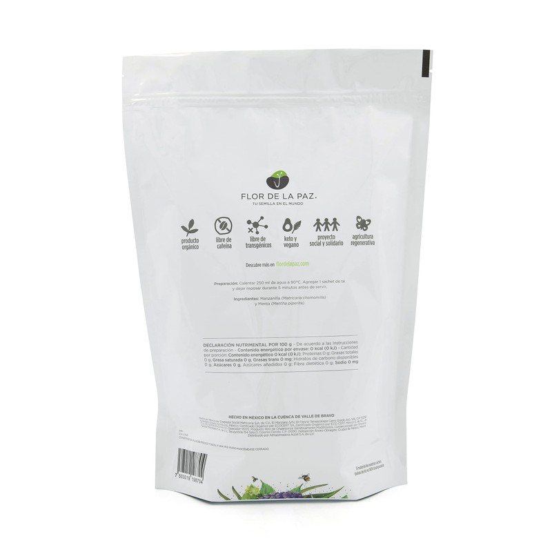 FLOR DE LA PAZ Esencia del alma, infusión herbal orgánica