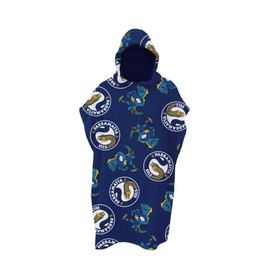 Parramatta Eels NRL Rugby League Kids Youth Hooded Beach Towel
